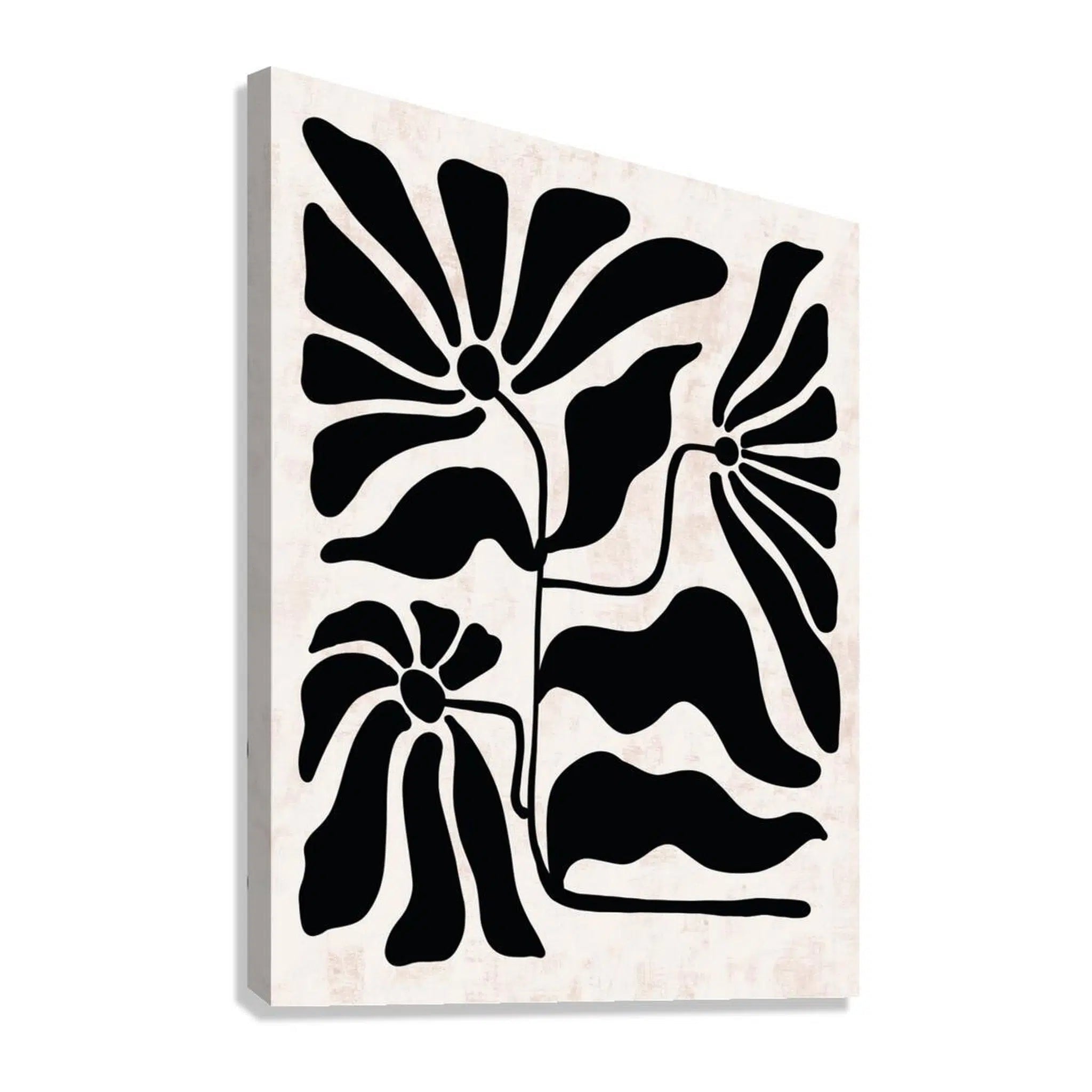 Expressive Leaves Bohemian Giclée Print 34237 Giclée Stretched Canvas Print Visual Wall Art