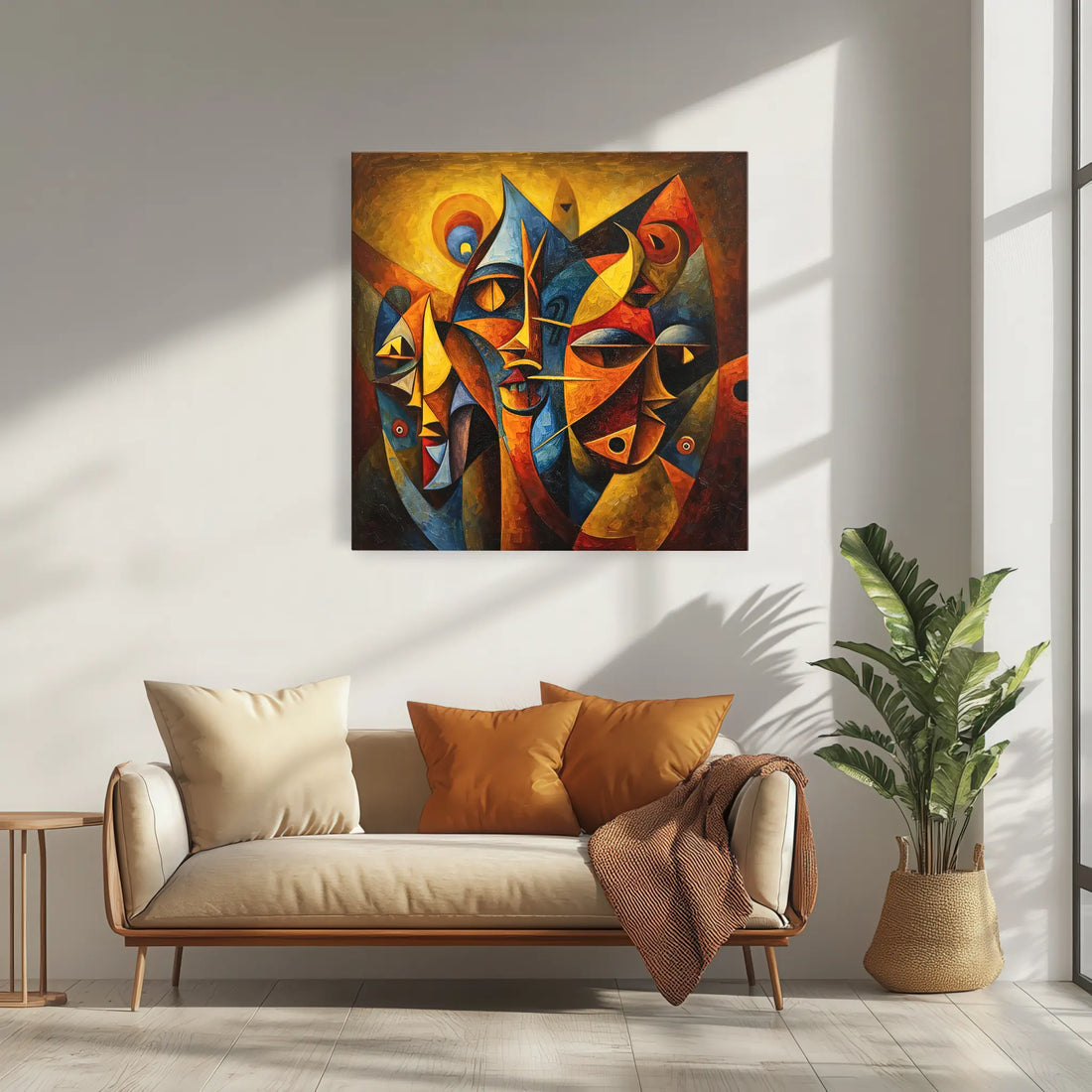 Faces of the Ancestors Giclée Print 119008 Visual Wall Art AR1:1S Giclée Print