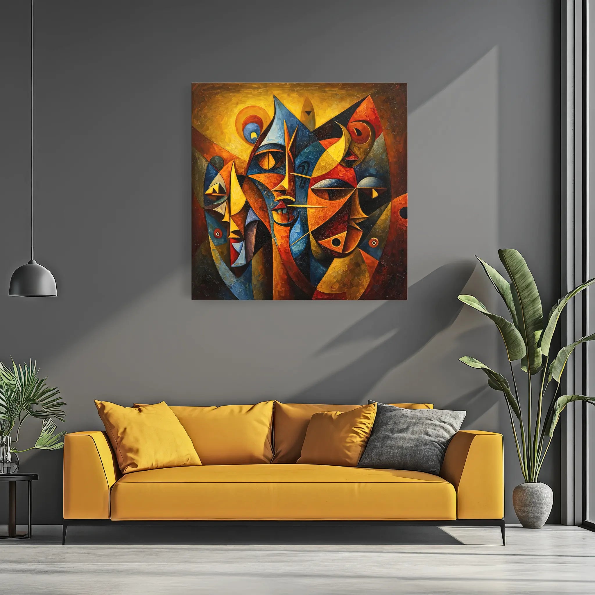 Faces of the Ancestors Giclée Print 119008 Visual Wall Art AR1:1S Giclée Print