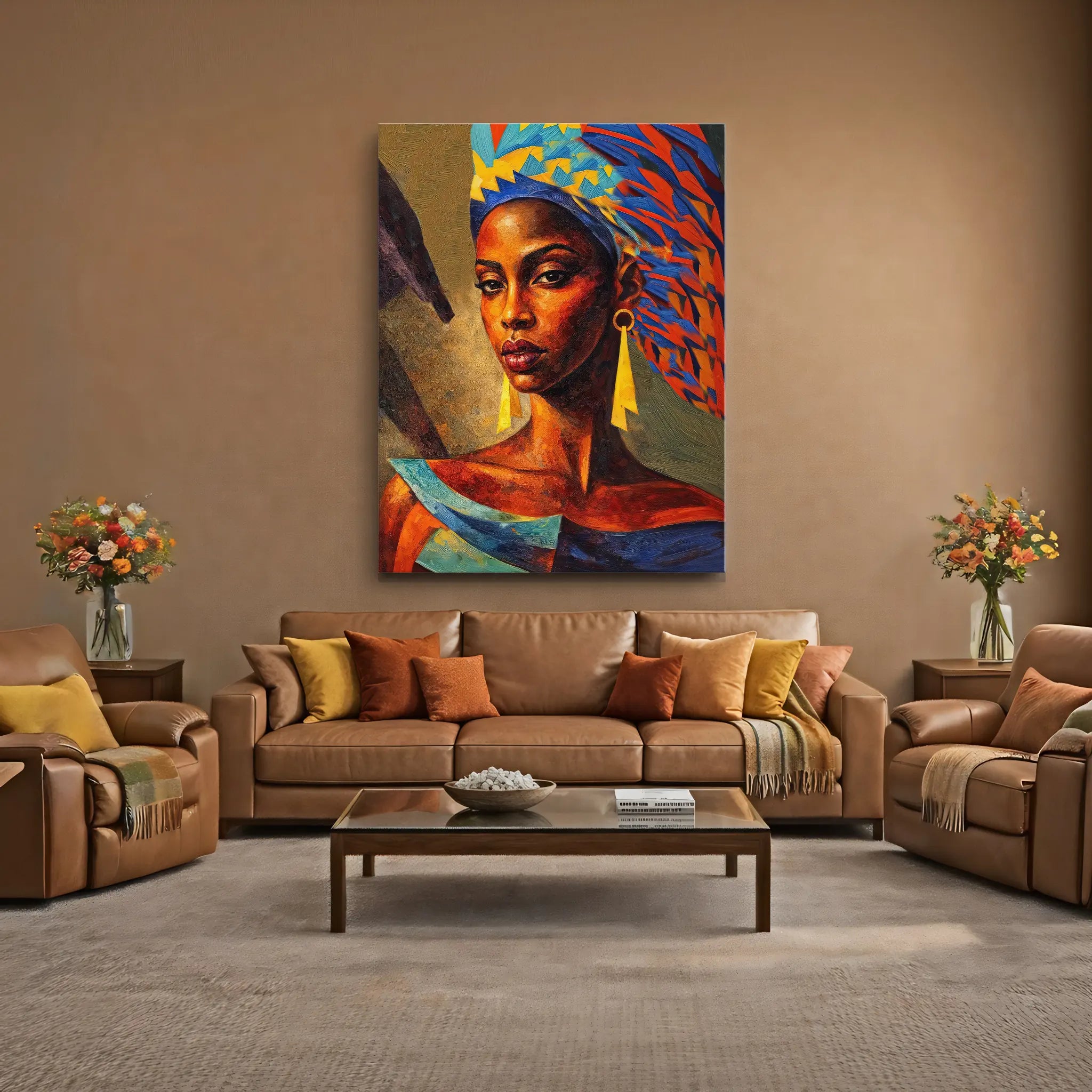 Feathers of Fire Giclée Prints 459006 Visual Wall Art AR3:4V-AR4:5V Giclée Print