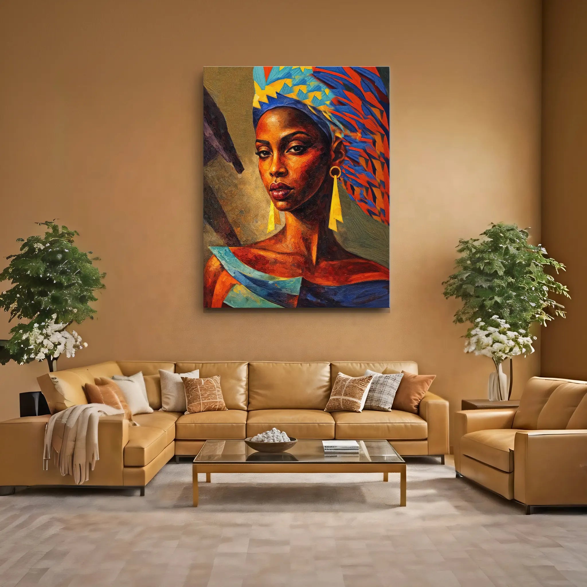 Feathers of Fire Giclée Prints 459006 Visual Wall Art AR3:4V-AR4:5V Giclée Print