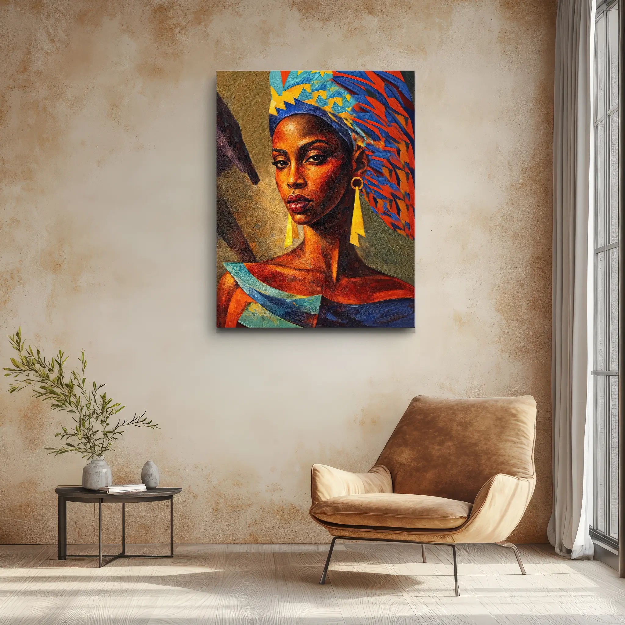 Feathers of Fire Giclée Prints 459006 Visual Wall Art AR3:4V-AR4:5V Giclée Print