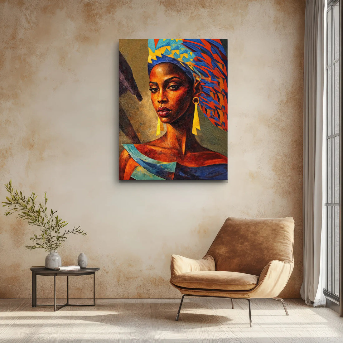 Feathers of Fire Giclée Prints 459006 Visual Wall Art AR3:4V-AR4:5V Giclée Print