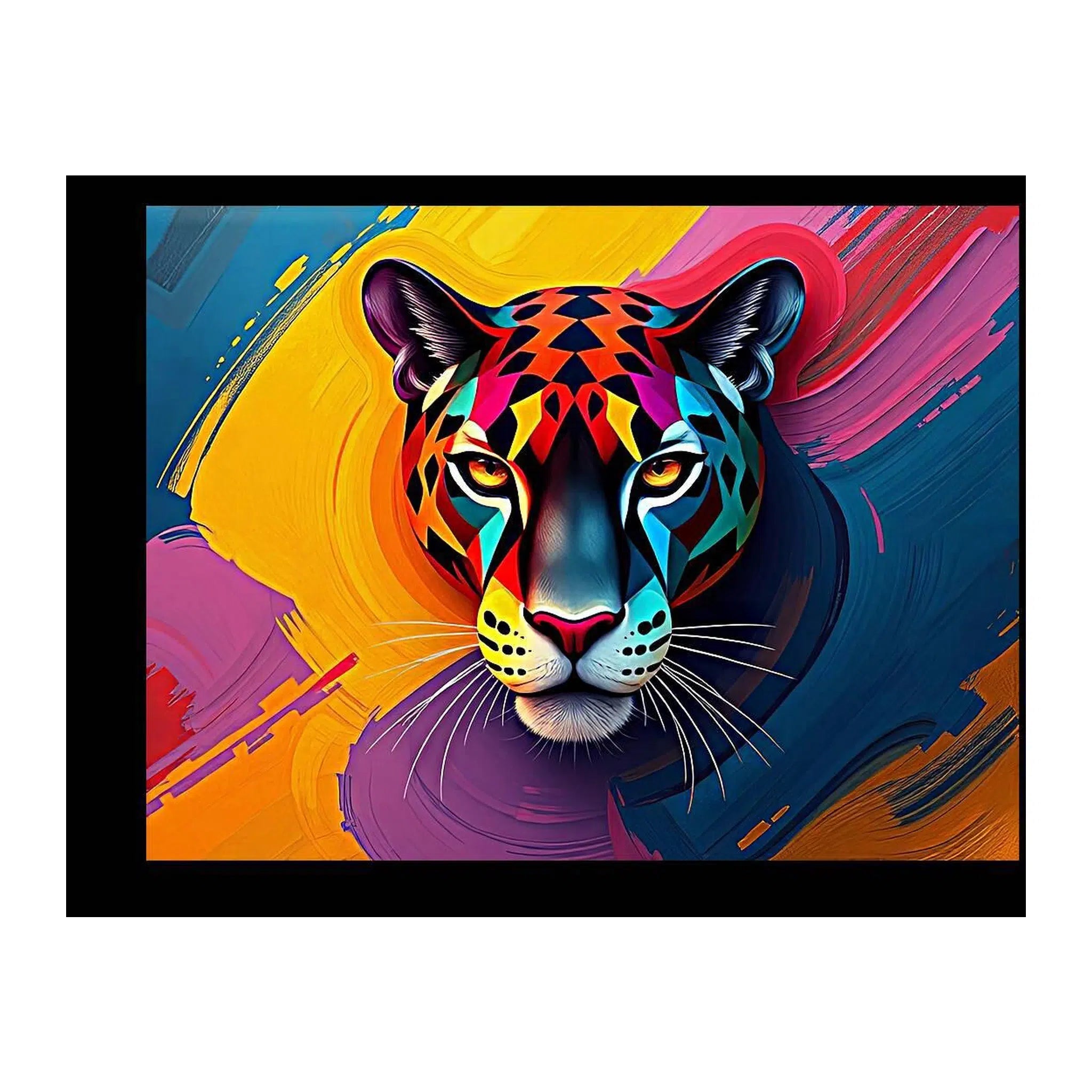 Fierce Expression Leopard Giclée Print 43125 Visual Wall Art