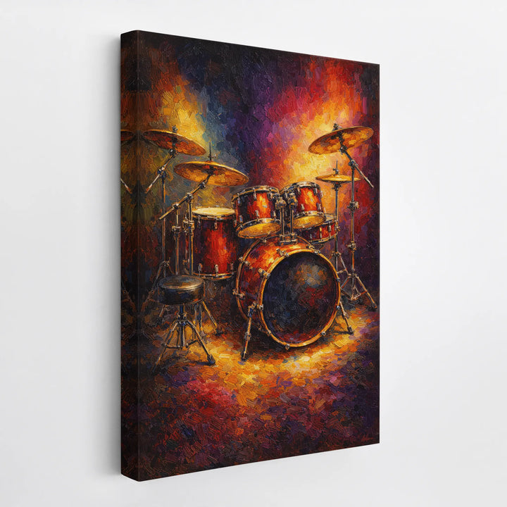 Fiery Drum Kit Giclée Print 235006 Visual Wall Art AR2:3V Giclée Print