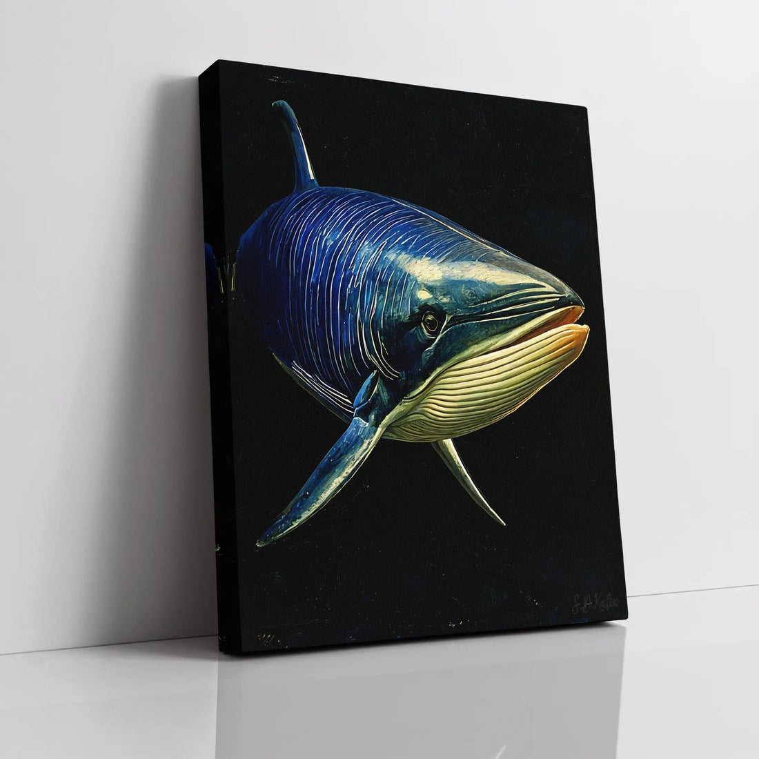 Fin Whale Giclée Print Balaenoptera physalus 451011 Visual Wall Art AR3:4V-AR4:5V Giclée Print