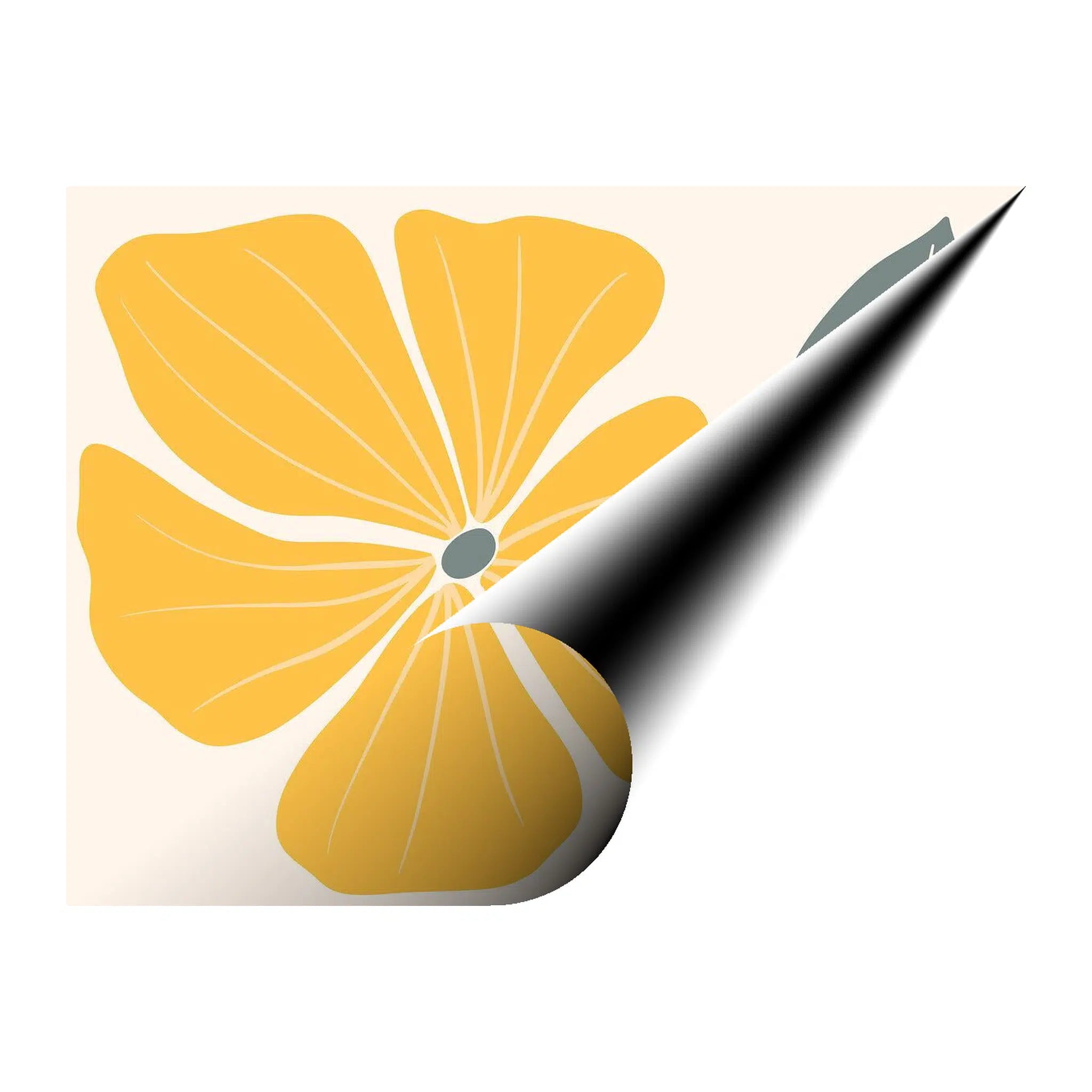 Five Petals Bohemian Giclée Print 43273H Giclée Rolled Canvas Print Visual Wall Art