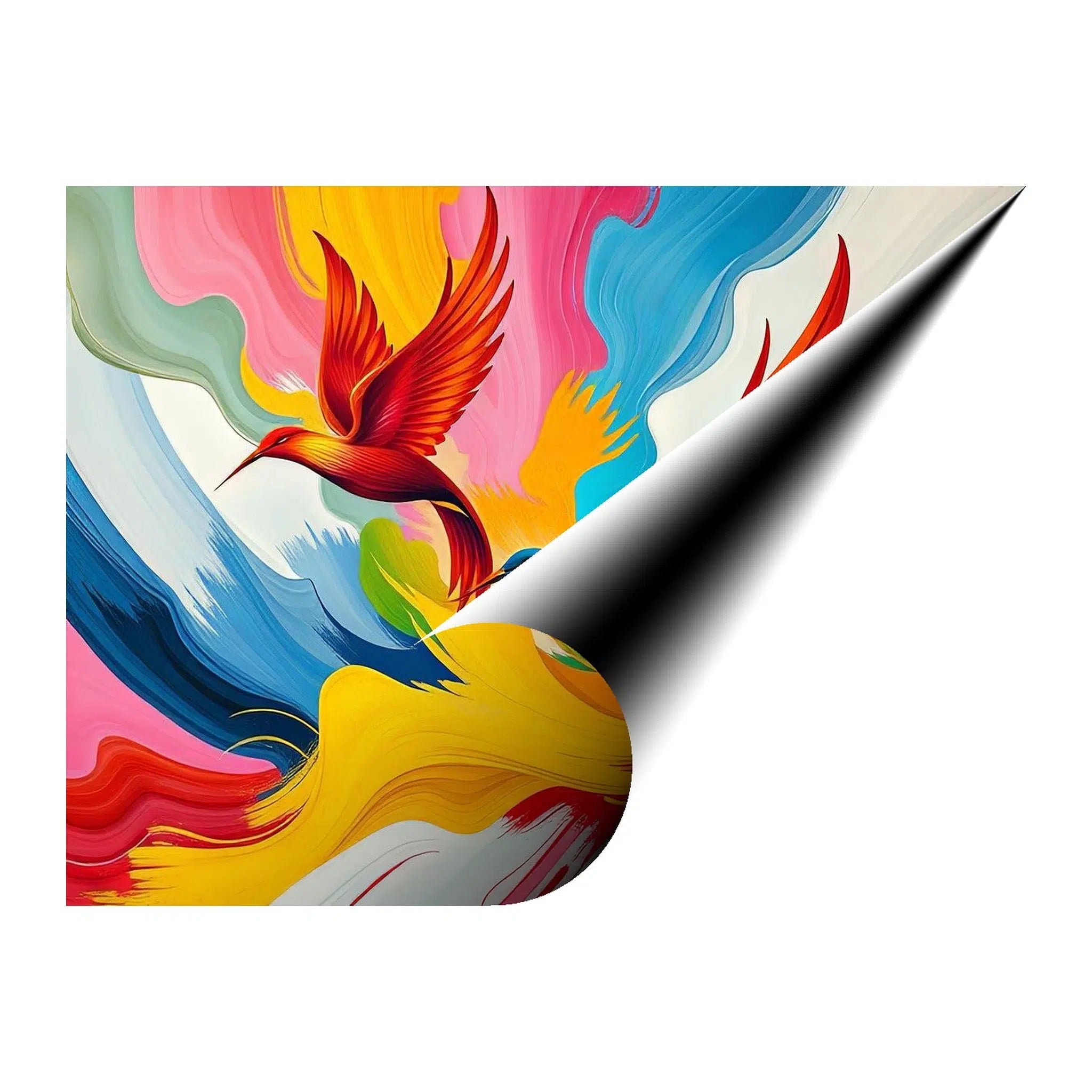 Flying Hummingbirds Giclée Print 43700 Giclée Fine Art Matte Paper Print Visual Wall Art