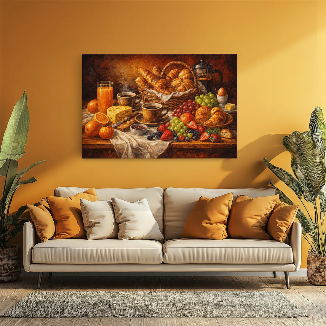 French Press Brunch Still Life Giclée Print 324003 Visual Wall Art AR3:2H Giclée Print