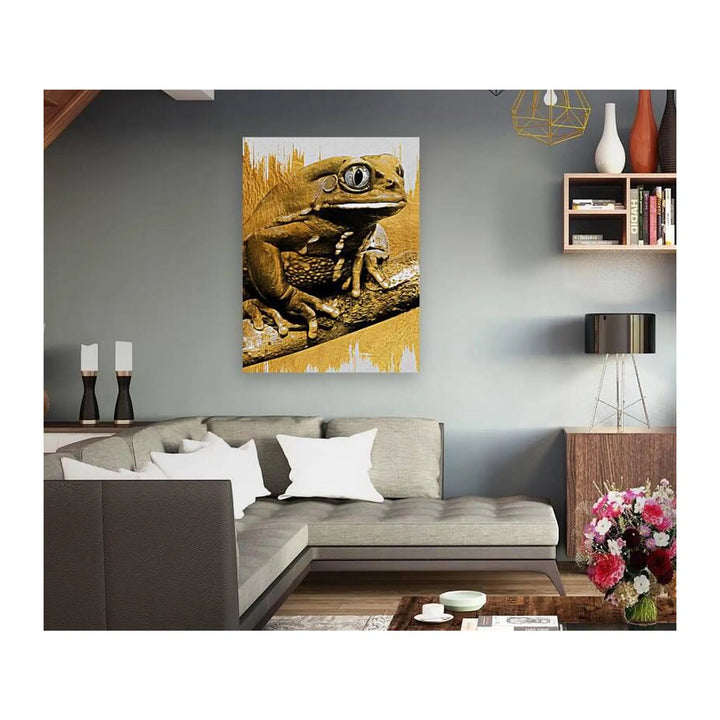 Frog Gold Giclée Print 34912 Visual Wall Art