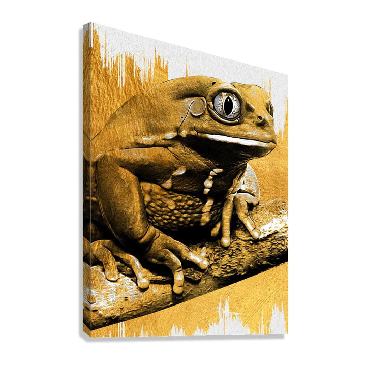 Frog Gold Giclée Print 34912 Giclée Stretched Canvas Print Visual Wall Art