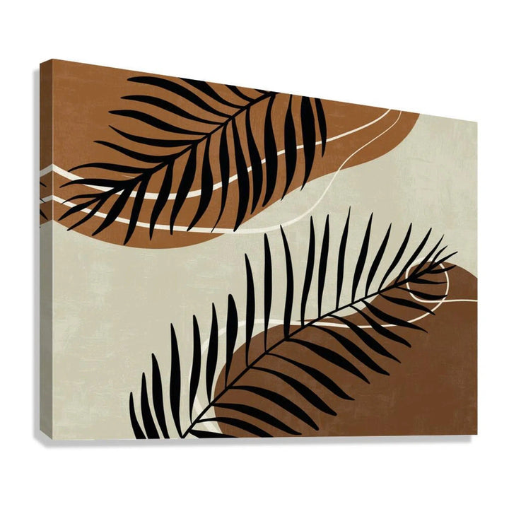 Frond Leaves Bohemian Giclée Print 43217H Giclée Stretched Canvas Print Visual Wall Art