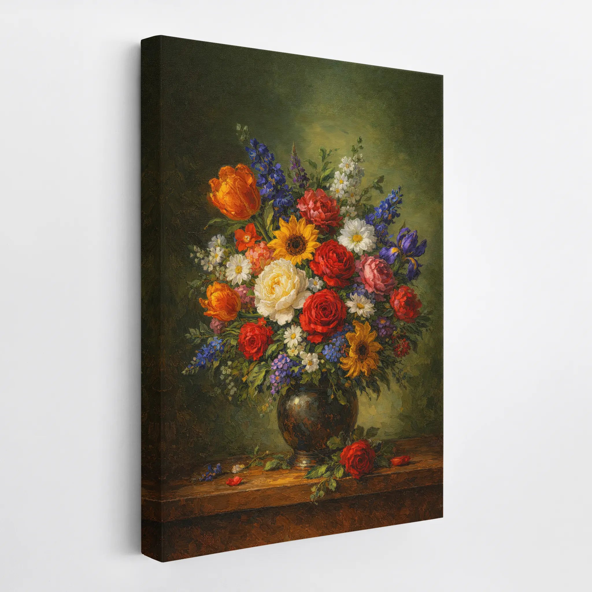 Garden Symphony in Vase Still Life Giclée Print 232001 Visual Wall Art AR2:3V Giclée Print