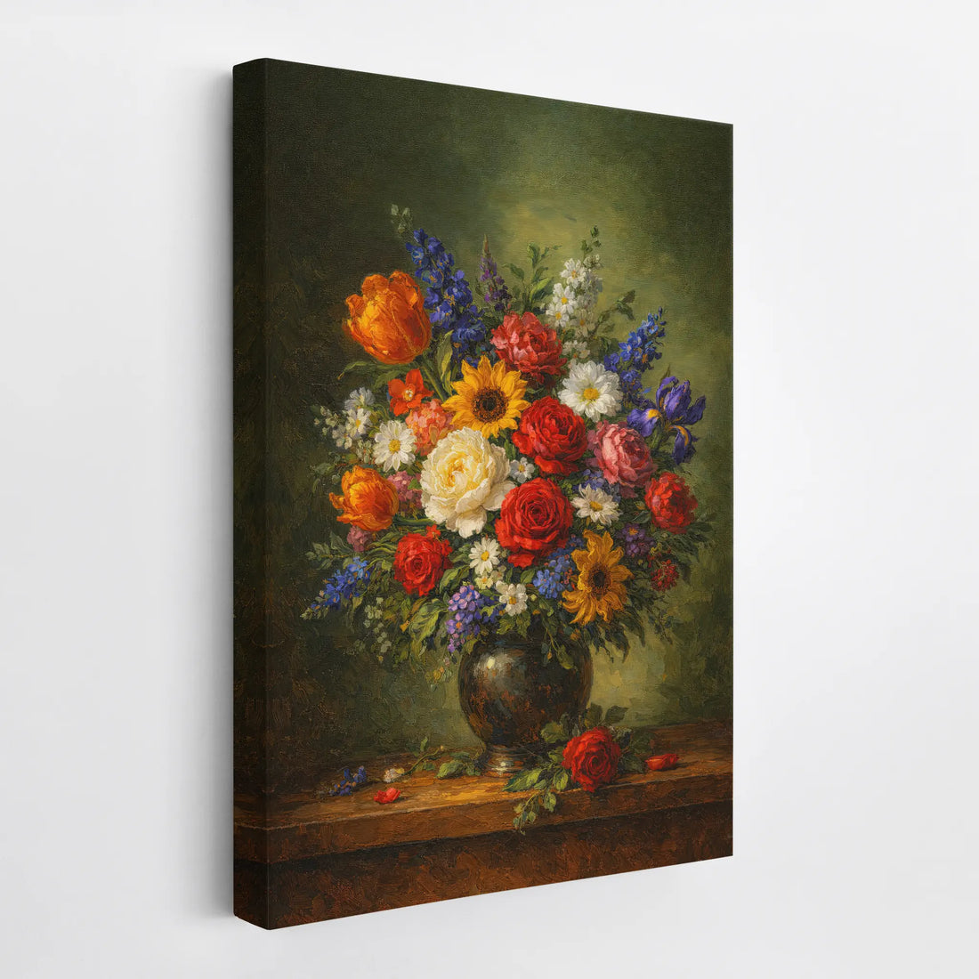 Garden Symphony in Vase Still Life Giclée Print 232001 Visual Wall Art AR2:3V Giclée Print