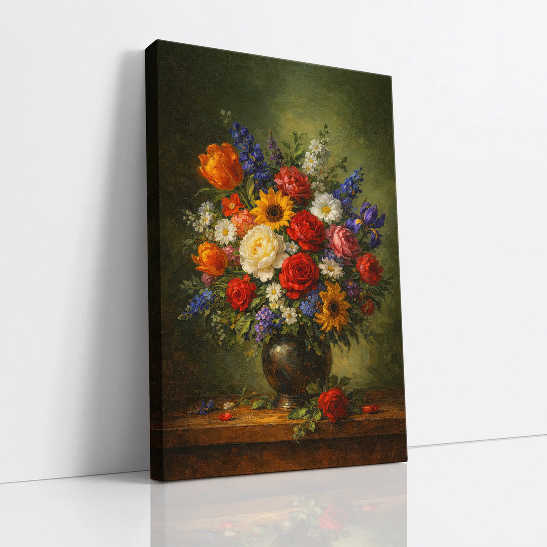 Garden Symphony in Vase Still Life Giclée Print 232001 Visual Wall Art AR2:3V Giclée Print