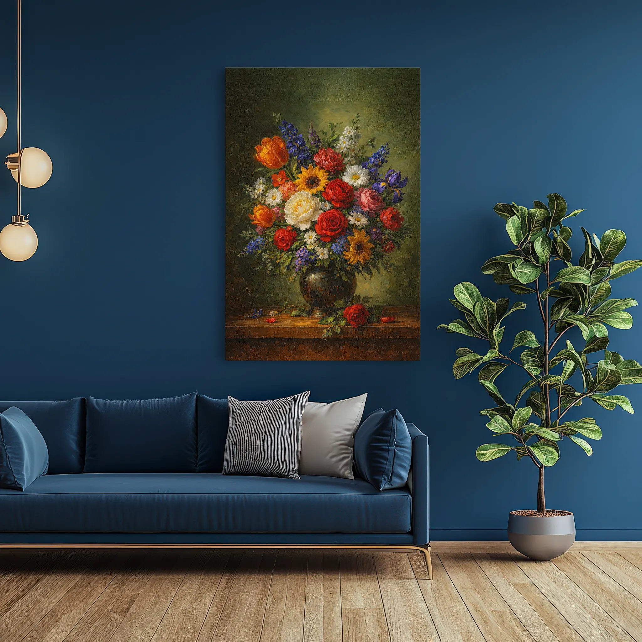 Garden Symphony in Vase Still Life Giclée Print 232001 Visual Wall Art AR2:3V Giclée Print