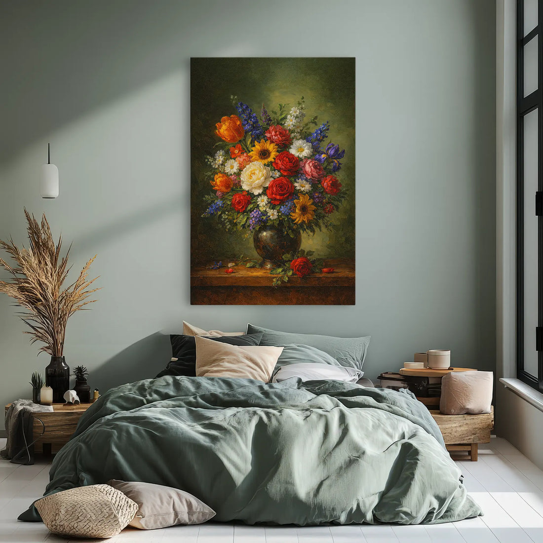 Garden Symphony in Vase Still Life Giclée Print 232001 Visual Wall Art AR2:3V Giclée Print