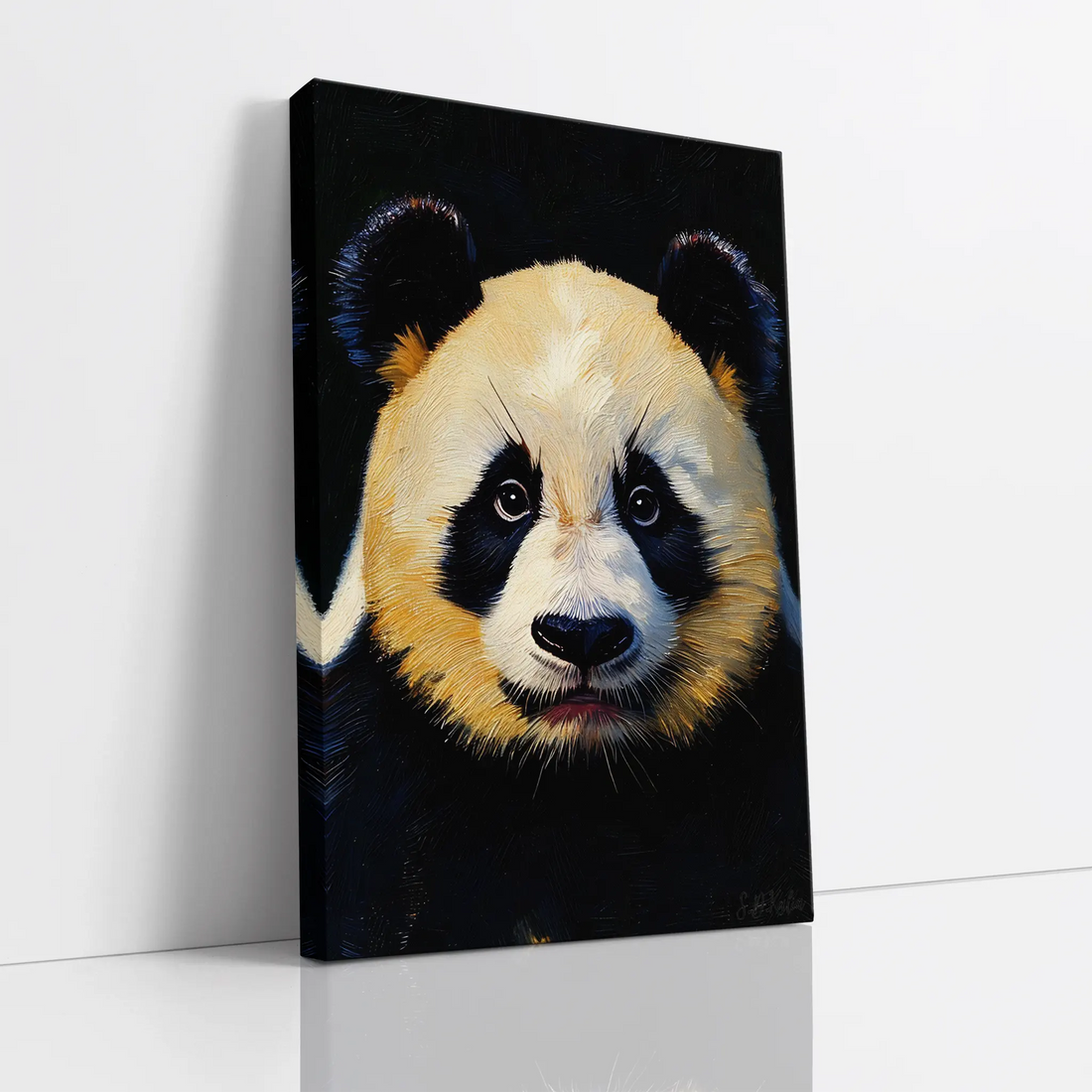 Gentle Guardian Panda Face Study Giclée Print 231017 Visual Wall Art AR2:3V Giclée Print