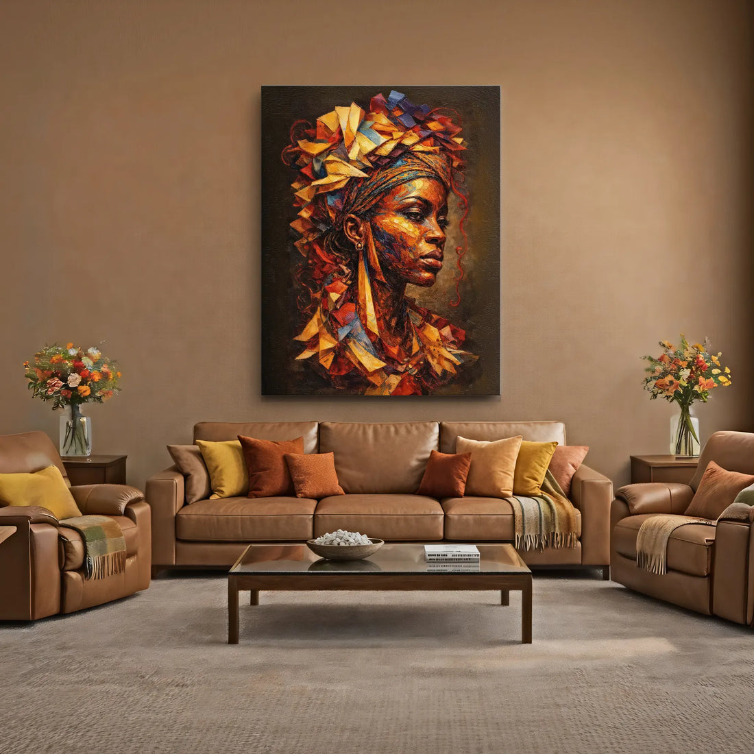 Geometric Crown, Painted Soul Giclée Prints 459008 Visual Wall Art AR3:4V-AR4:5V Giclée Print