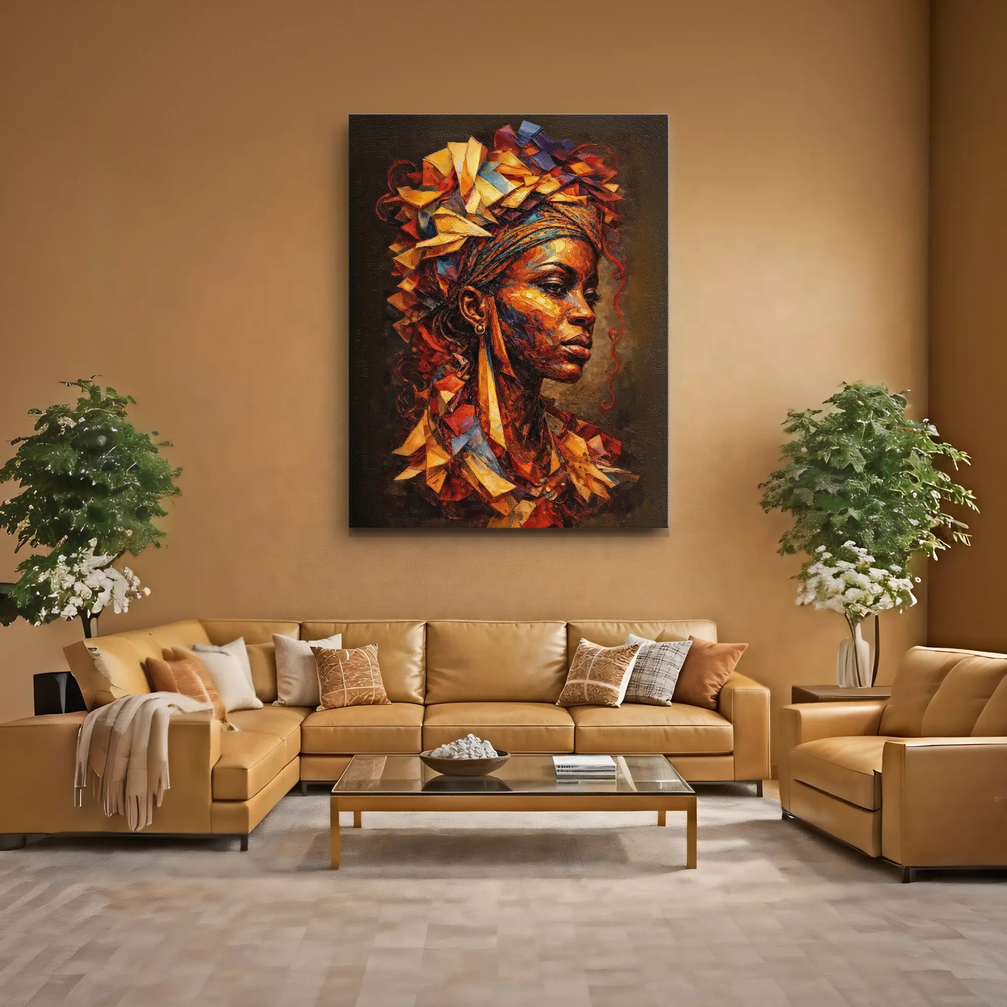 Geometric Crown, Painted Soul Giclée Prints 459008 Visual Wall Art AR3:4V-AR4:5V Giclée Print