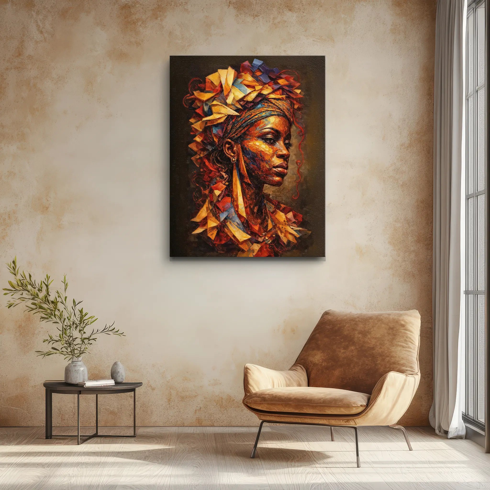 Geometric Crown, Painted Soul Giclée Prints 459008 Visual Wall Art AR3:4V-AR4:5V Giclée Print