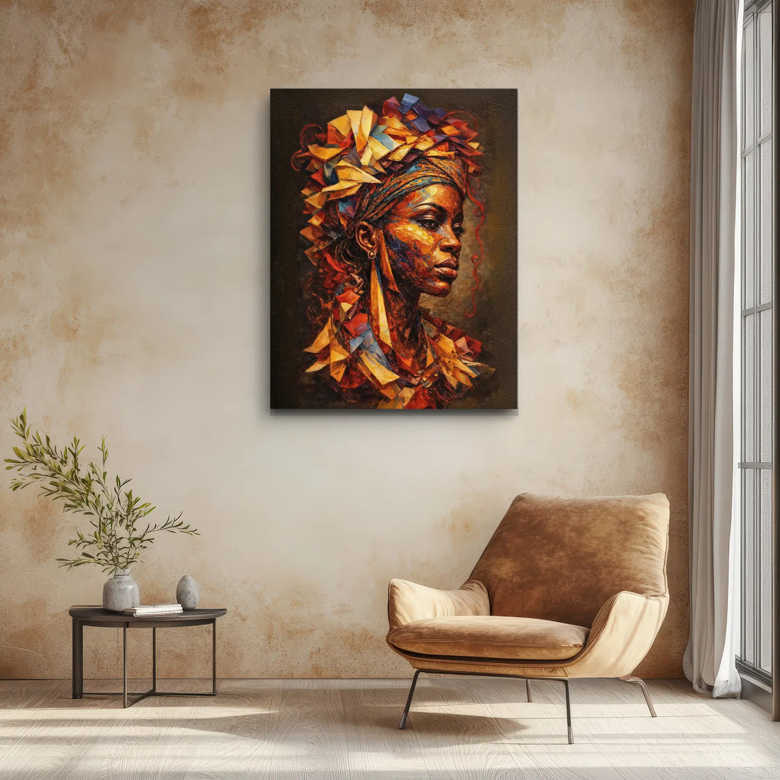 Geometric Crown, Painted Soul Giclée Prints 459008 Visual Wall Art AR3:4V-AR4:5V Giclée Print