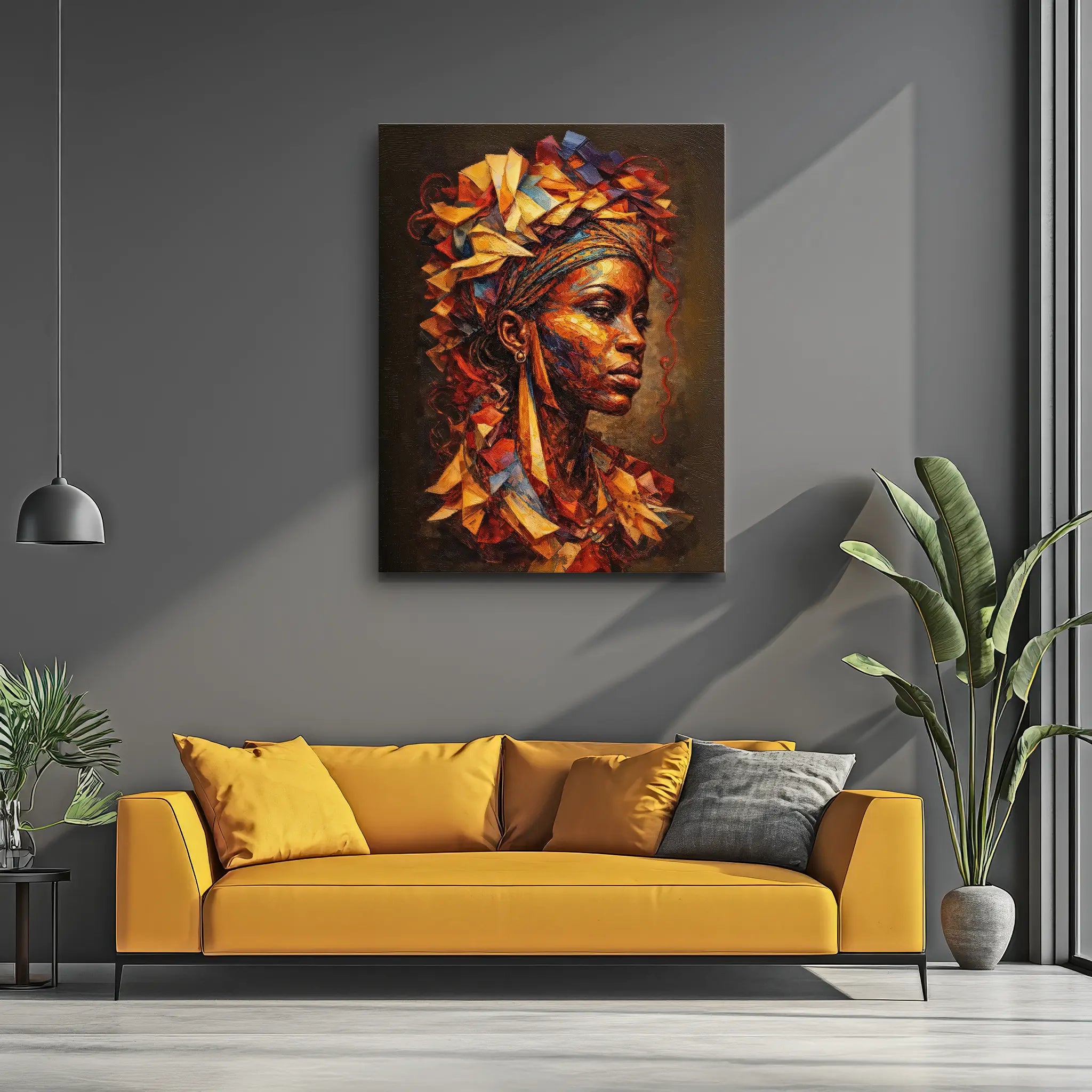 Geometric Crown, Painted Soul Giclée Prints 459008 Visual Wall Art AR3:4V-AR4:5V Giclée Print