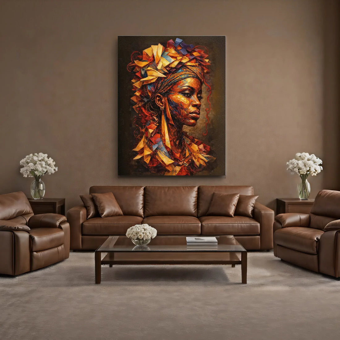 Geometric Crown, Painted Soul Giclée Prints 459008 Visual Wall Art AR3:4V-AR4:5V Giclée Print