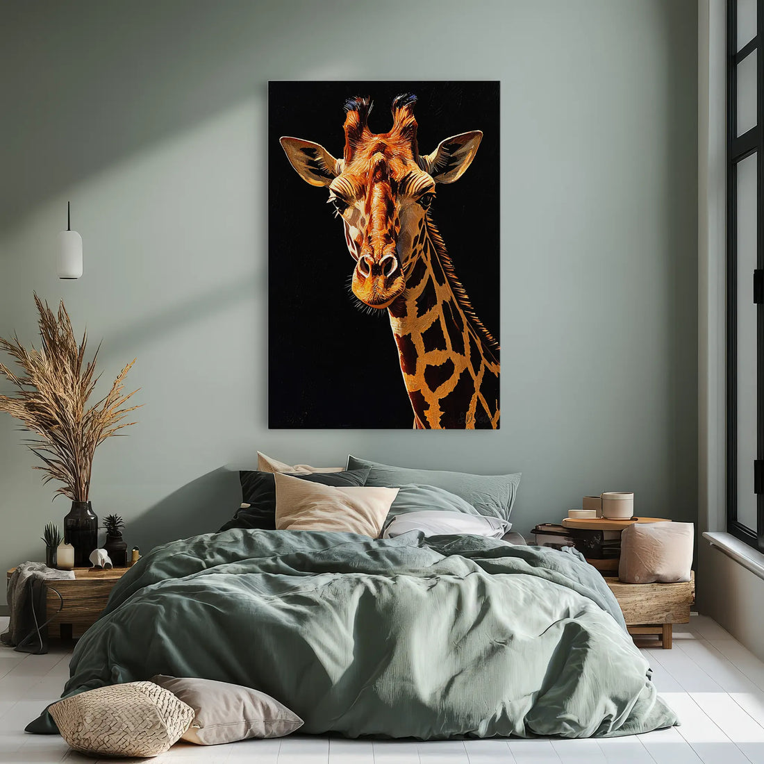 Giraffe in Midnight Light Giclée Print 231079 Visual Wall Art AR2:3V Giclée Print