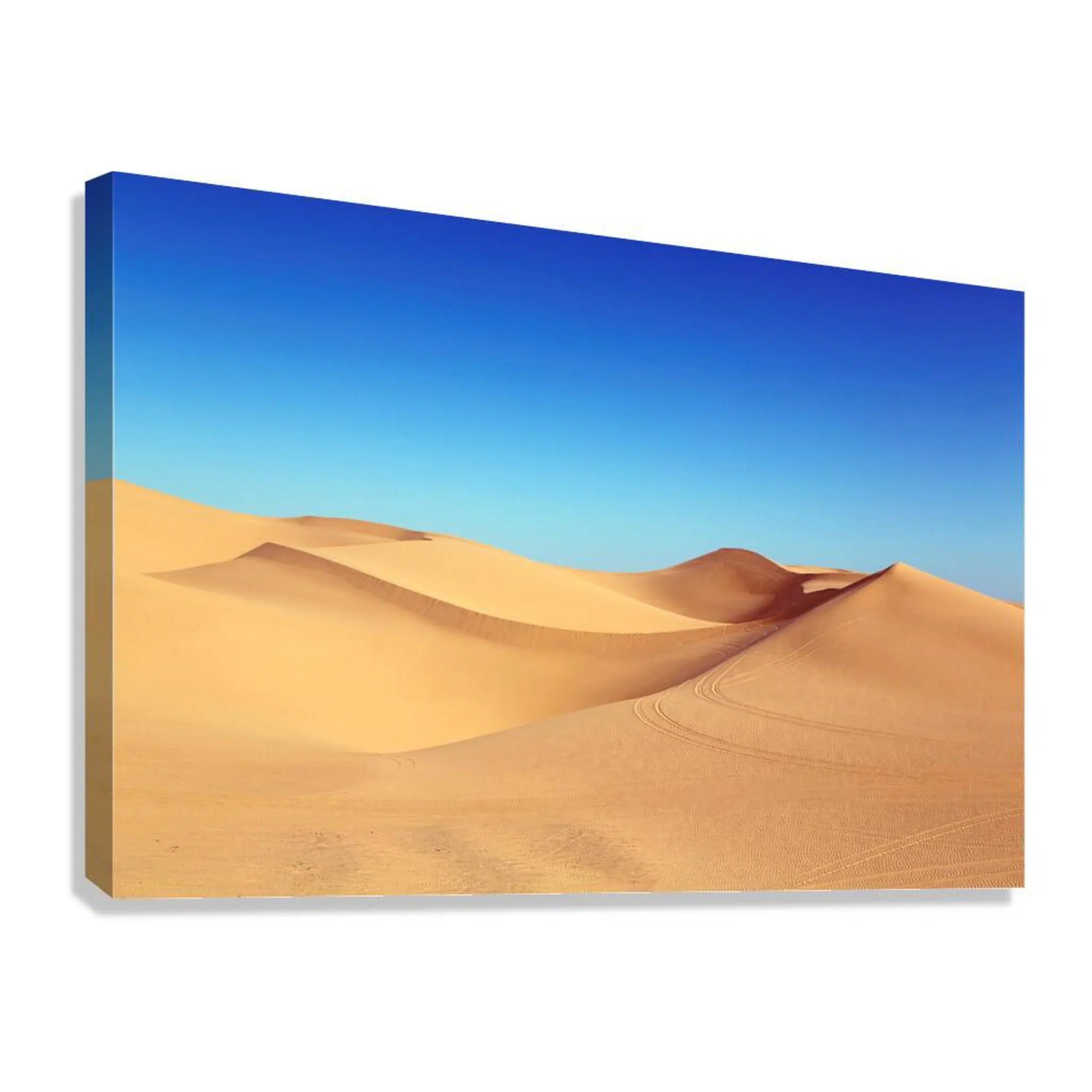 Golden Desert Dune Landscape Giclée Print 32664 Giclée Stretched Canvas Print Visual Wall Art