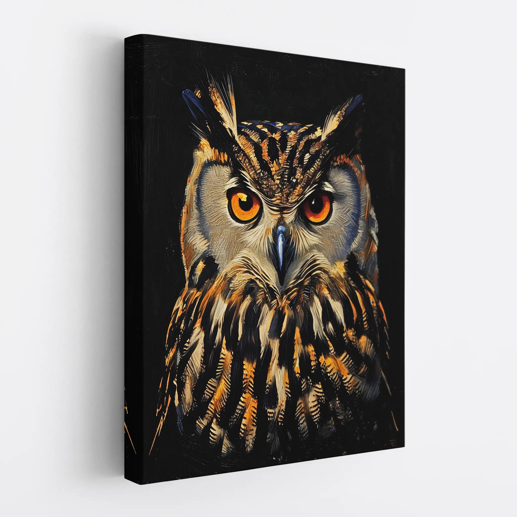 Golden Eye Guardian Owl Giclée Print 454620 Visual Wall Art AR3:4V-AR4:5V Giclée Print