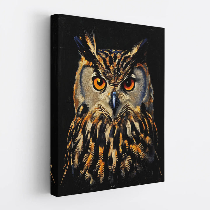 Golden Eye Guardian Owl Giclée Print 454620 Visual Wall Art AR3:4V-AR4:5V Giclée Print