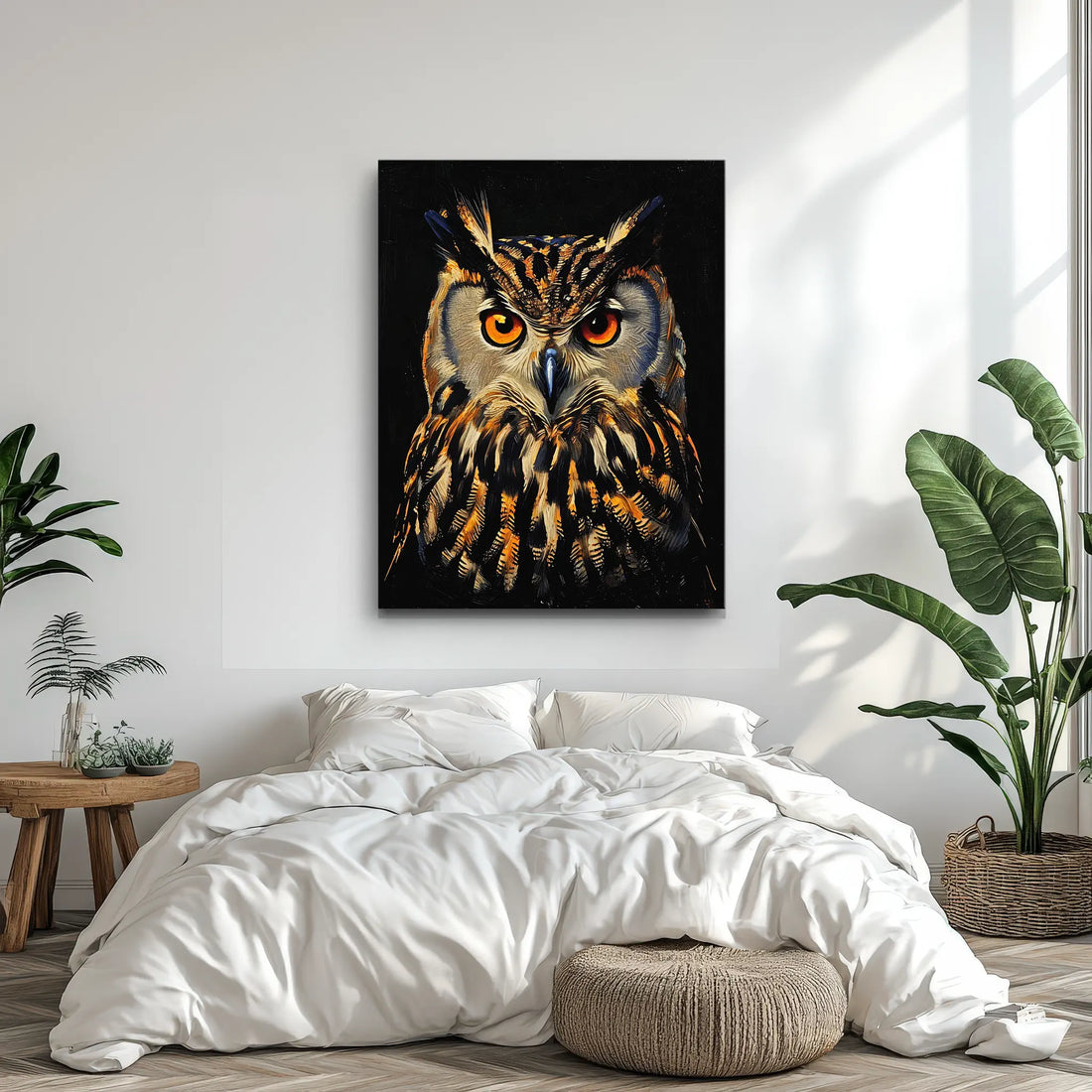 Golden Eye Guardian Owl Giclée Print 454620 Visual Wall Art AR3:4V-AR4:5V Giclée Print