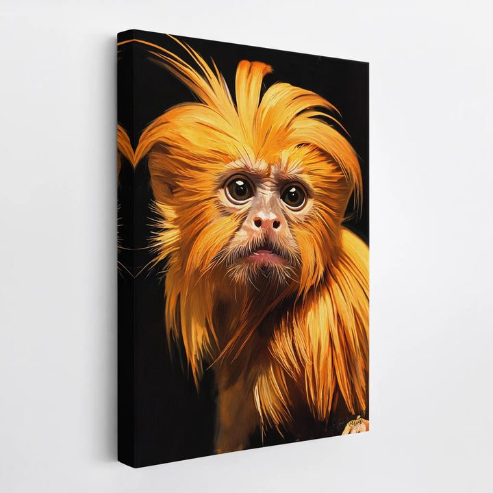 Golden Lion Tamarin Monkey Spotlight Giclée Print 231019 Visual Wall Art AR2:3V Giclée Print