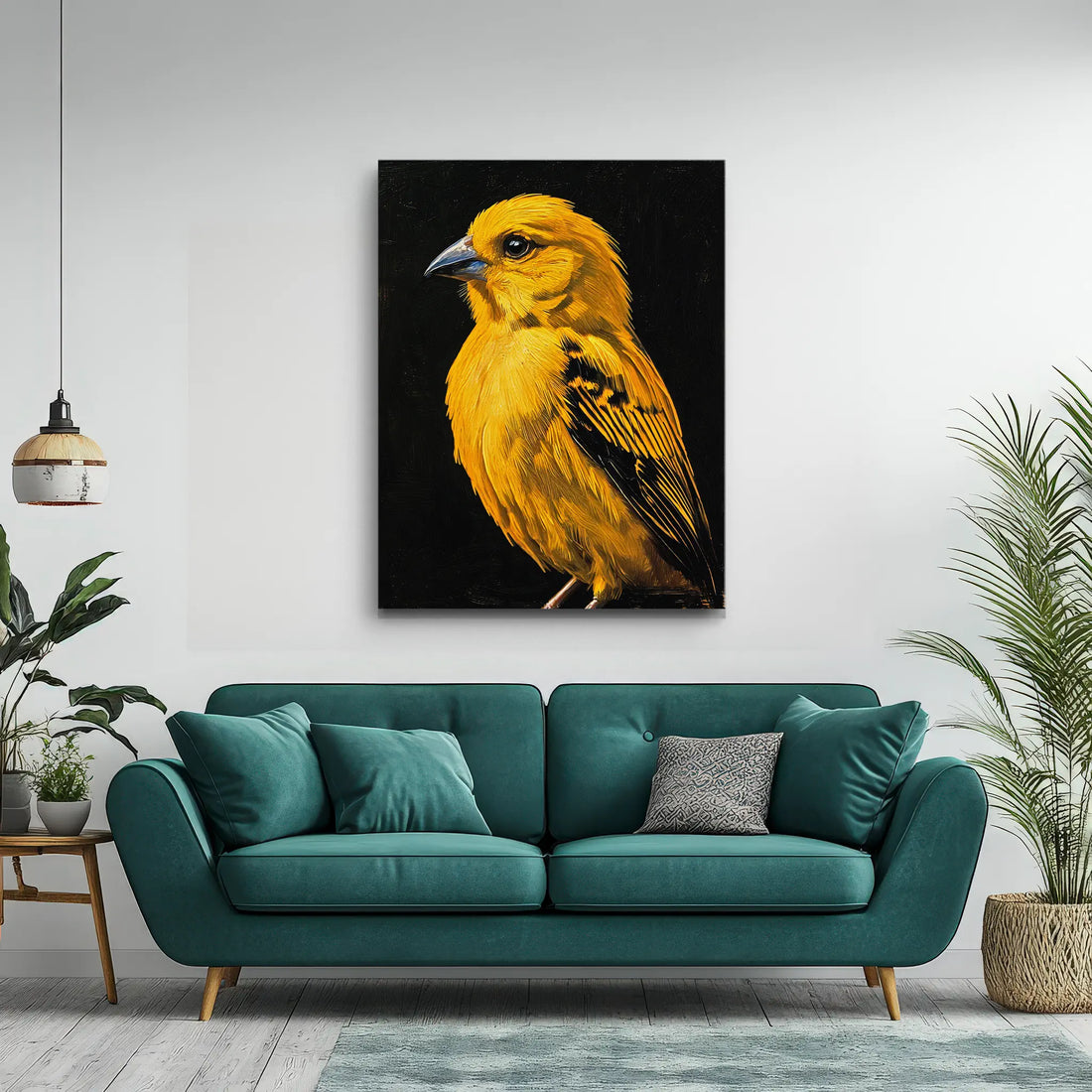 Golden Melody Bird Giclée Print 454621 Visual Wall Art AR3:4V-AR4:5V Giclée Print