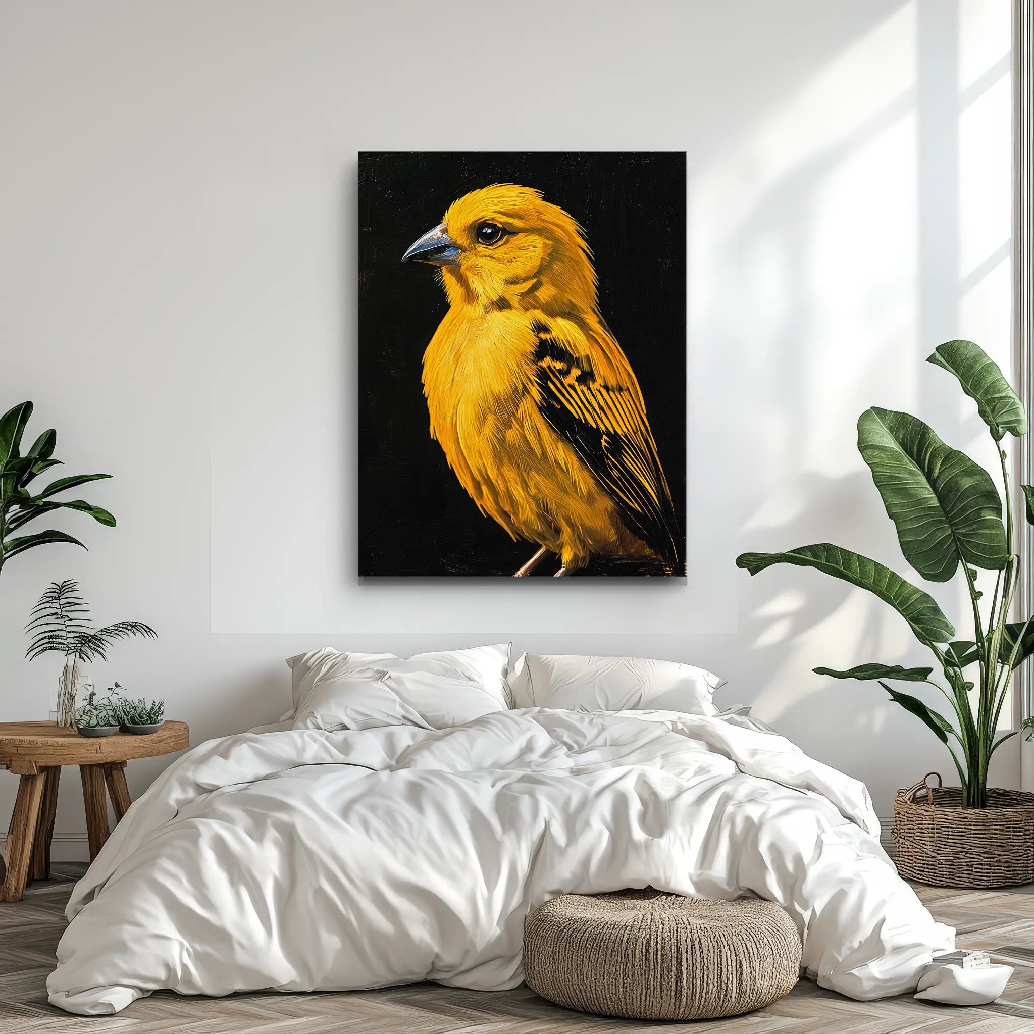 Golden Melody Bird Giclée Print 454621 Visual Wall Art AR3:4V-AR4:5V Giclée Print