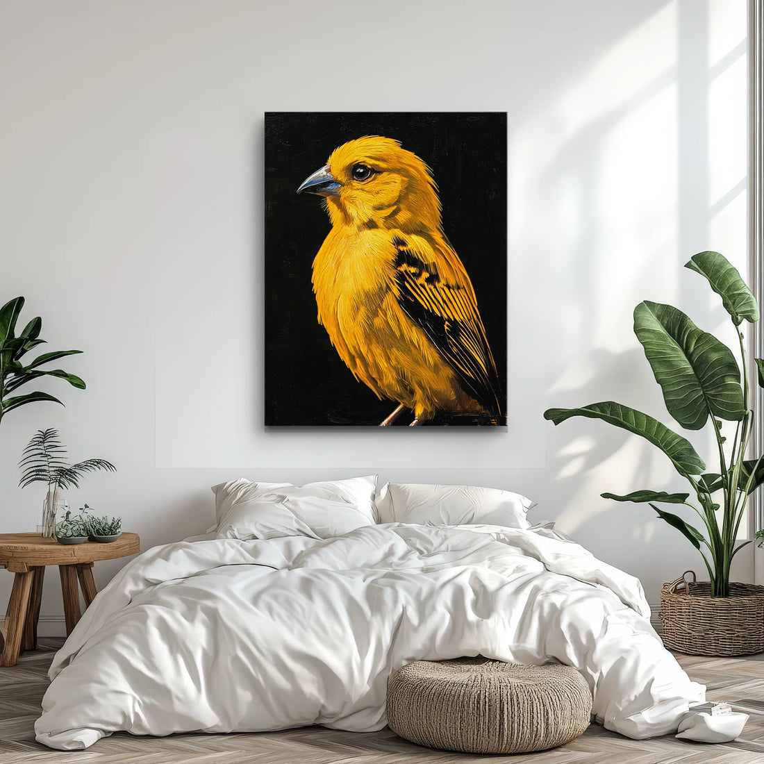 Golden Melody Bird Giclée Print 454621 Visual Wall Art AR3:4V-AR4:5V Giclée Print