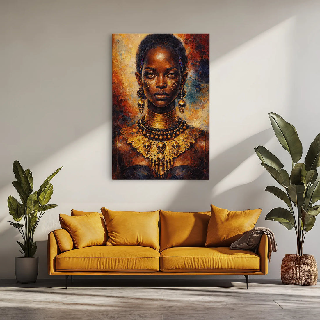 Golden Regalia in Ember Tones Giclée Print 235008 Visual Wall Art AR2:3V Giclée Print