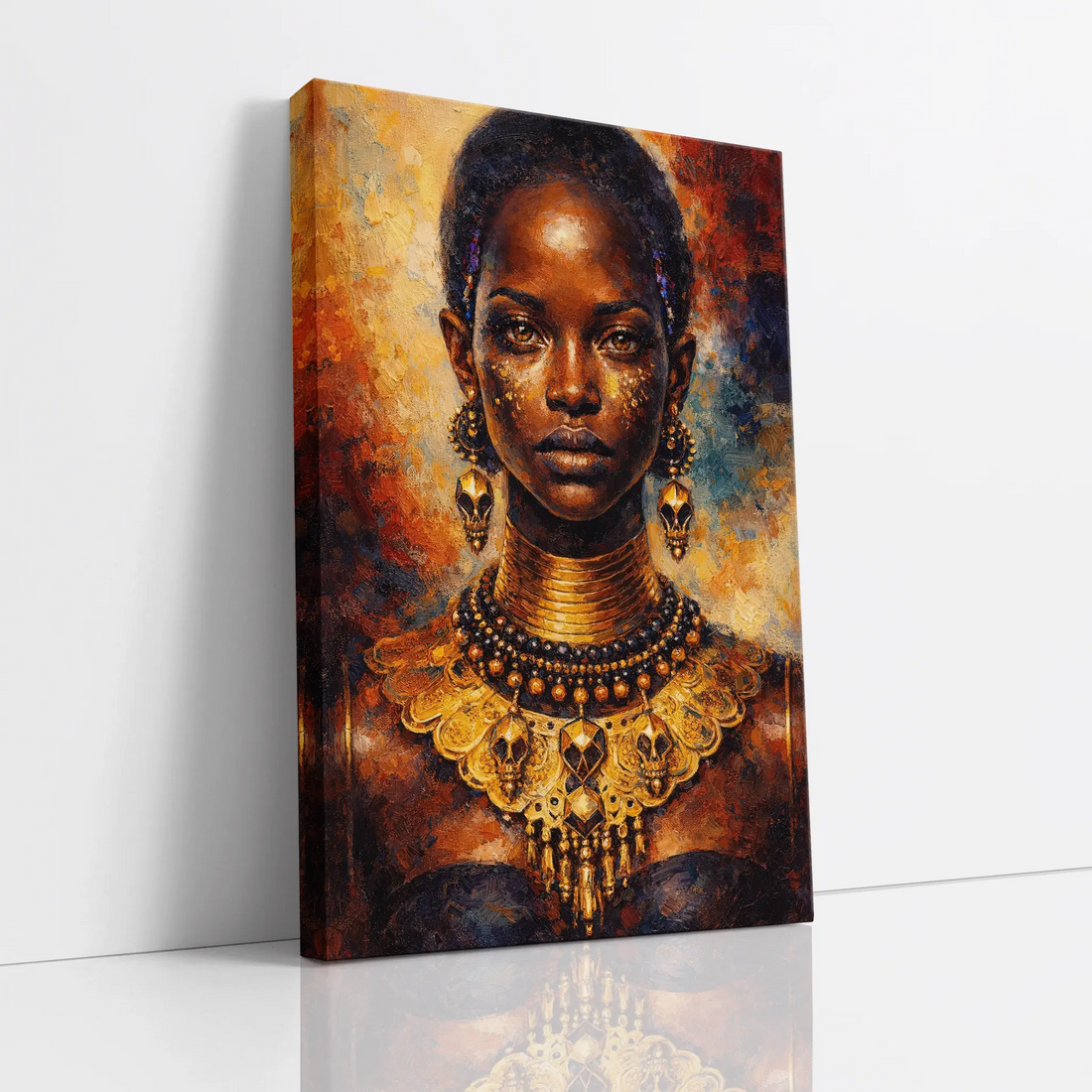 Golden Regalia in Ember Tones Giclée Print 235008 Visual Wall Art AR2:3V Giclée Print