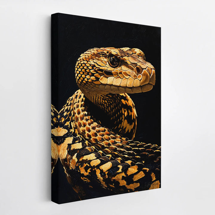 Golden Viper Midnight Pattern Giclée Print 231080 Visual Wall Art AR2:3V Giclée Print