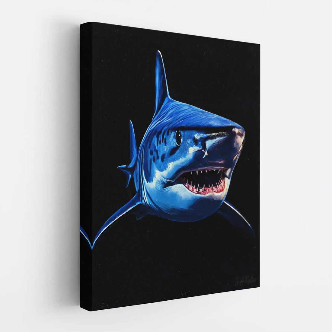 Great White Shark Ocean Predator Giclée Print 451014 Visual Wall Art AR3:4V-AR4:5V Giclée Print