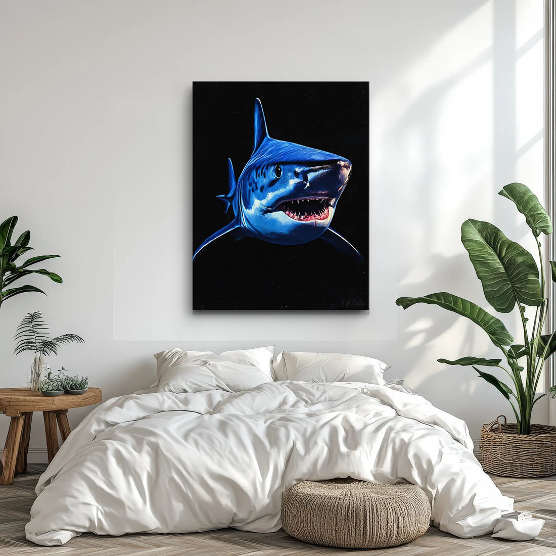 Great White Shark Ocean Predator Giclée Print 451014 Visual Wall Art AR3:4V-AR4:5V Giclée Print