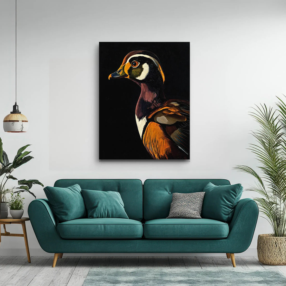 Harlequin Duck Giclée Print 454622 Visual Wall Art AR3:4V-AR4:5V Giclée Print