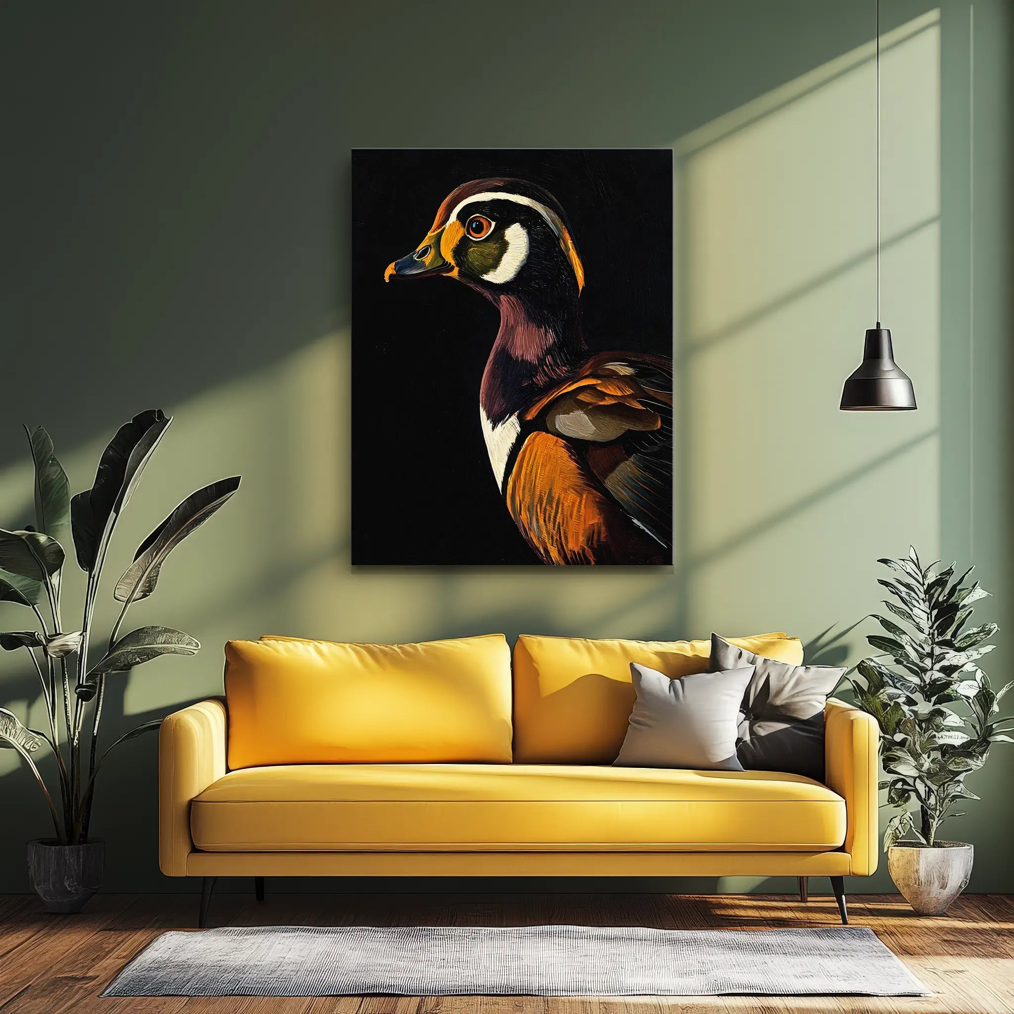 Harlequin Duck Giclée Print 454622 Visual Wall Art AR3:4V-AR4:5V Giclée Print