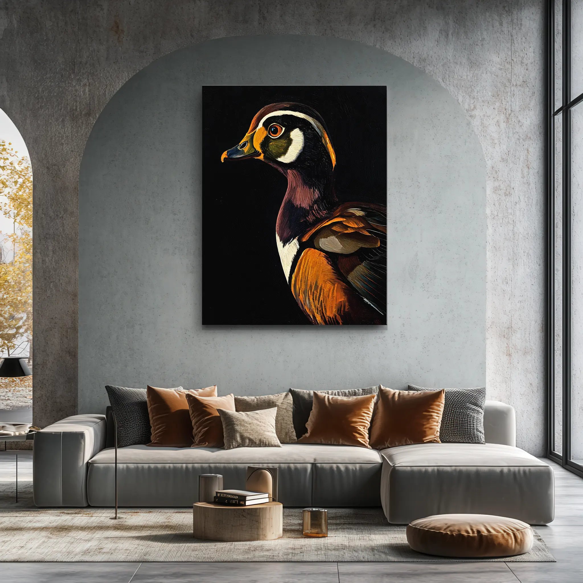 Harlequin Duck Giclée Print 454622 Visual Wall Art AR3:4V-AR4:5V Giclée Print