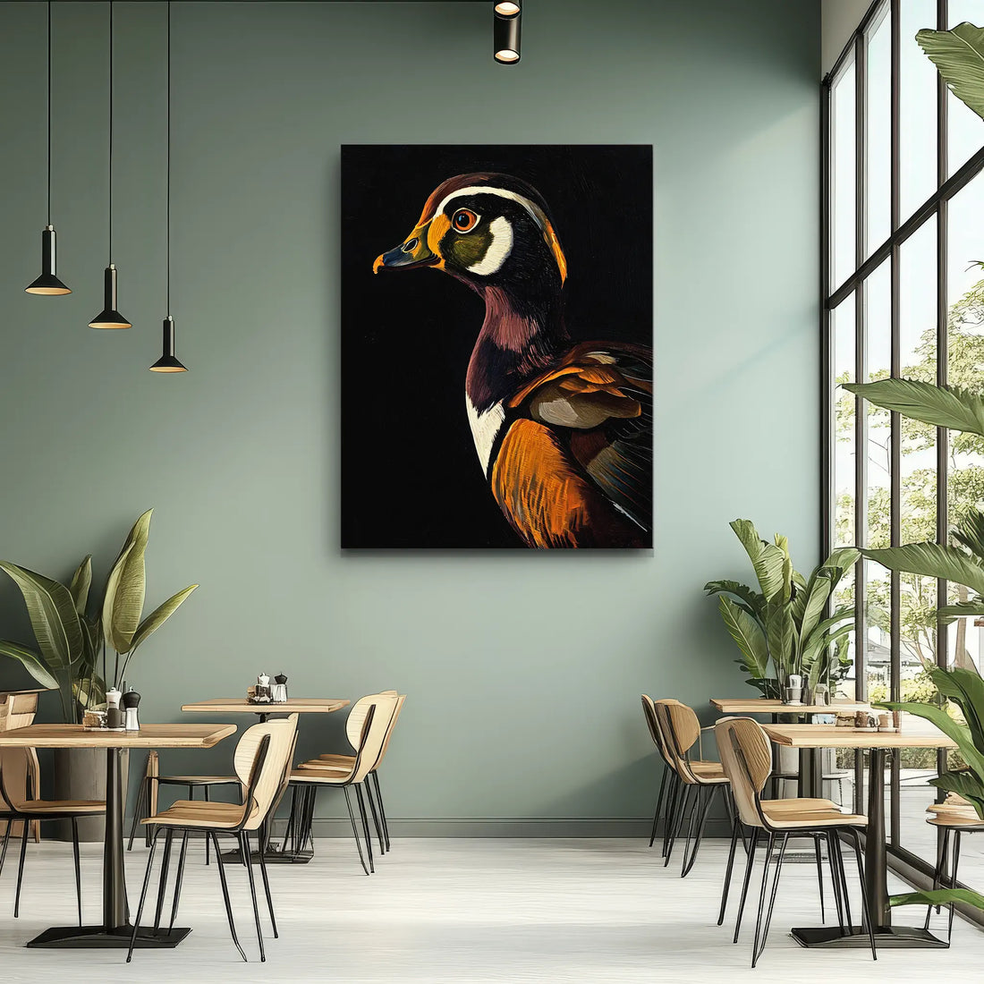 Harlequin Duck Giclée Print 454622 Visual Wall Art AR3:4V-AR4:5V Giclée Print