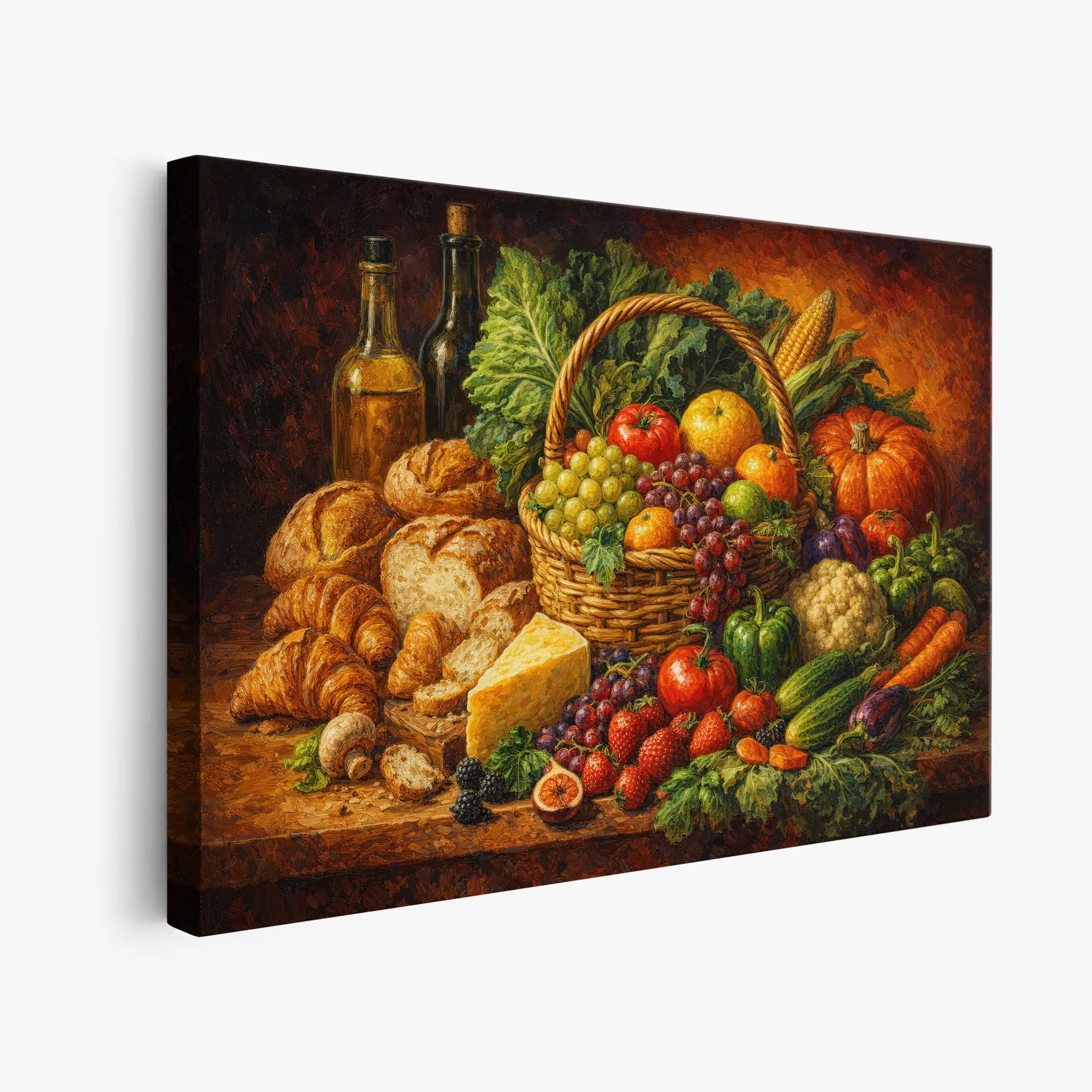 Harvest Basket Still Life Giclée Print 324005 Visual Wall Art AR3:2H Giclée Print