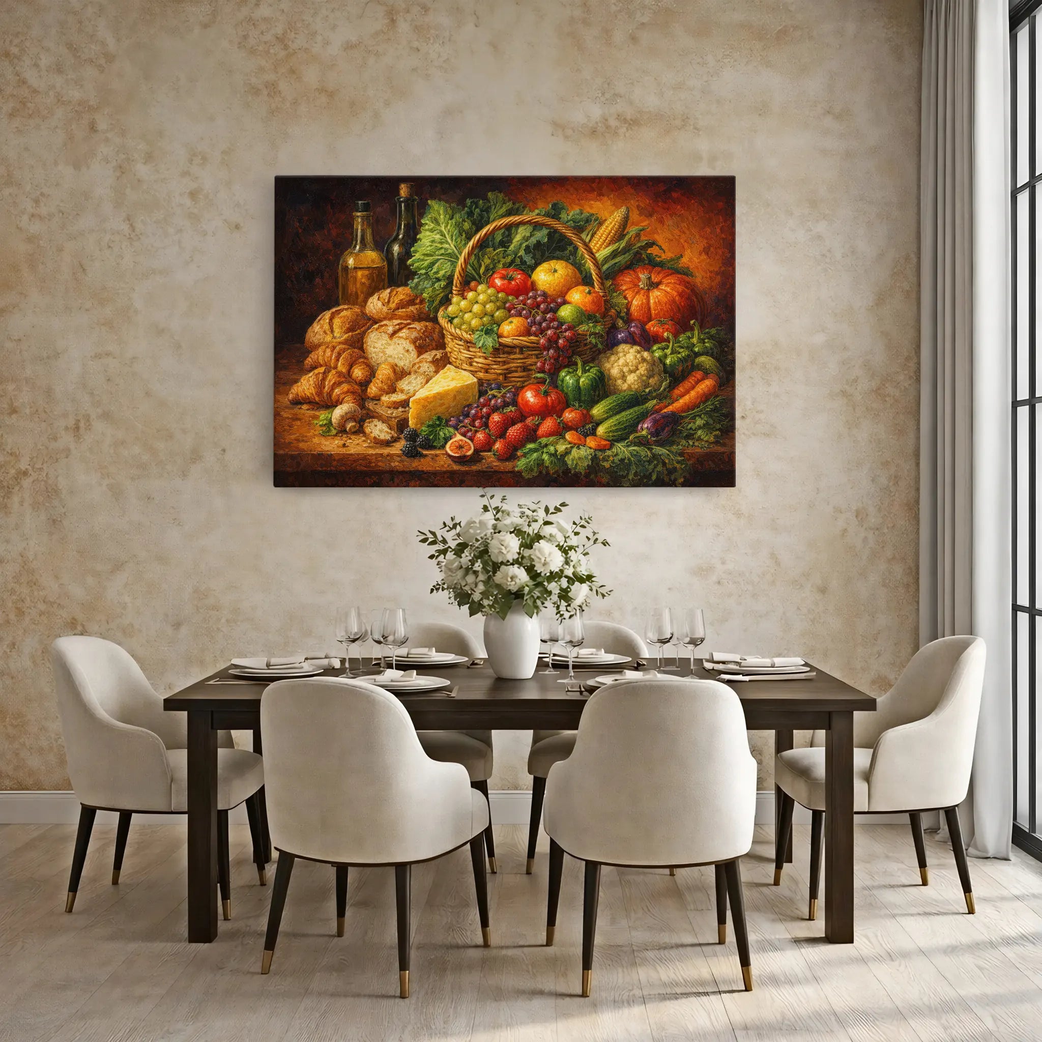 Harvest Basket Still Life Giclée Print 324005 Visual Wall Art AR3:2H Giclée Print