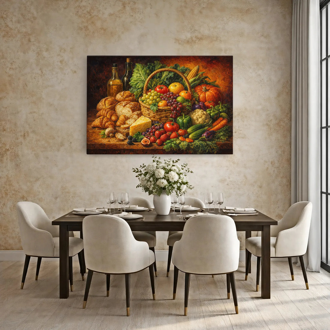 Harvest Basket Still Life Giclée Print 324005 Visual Wall Art AR3:2H Giclée Print
