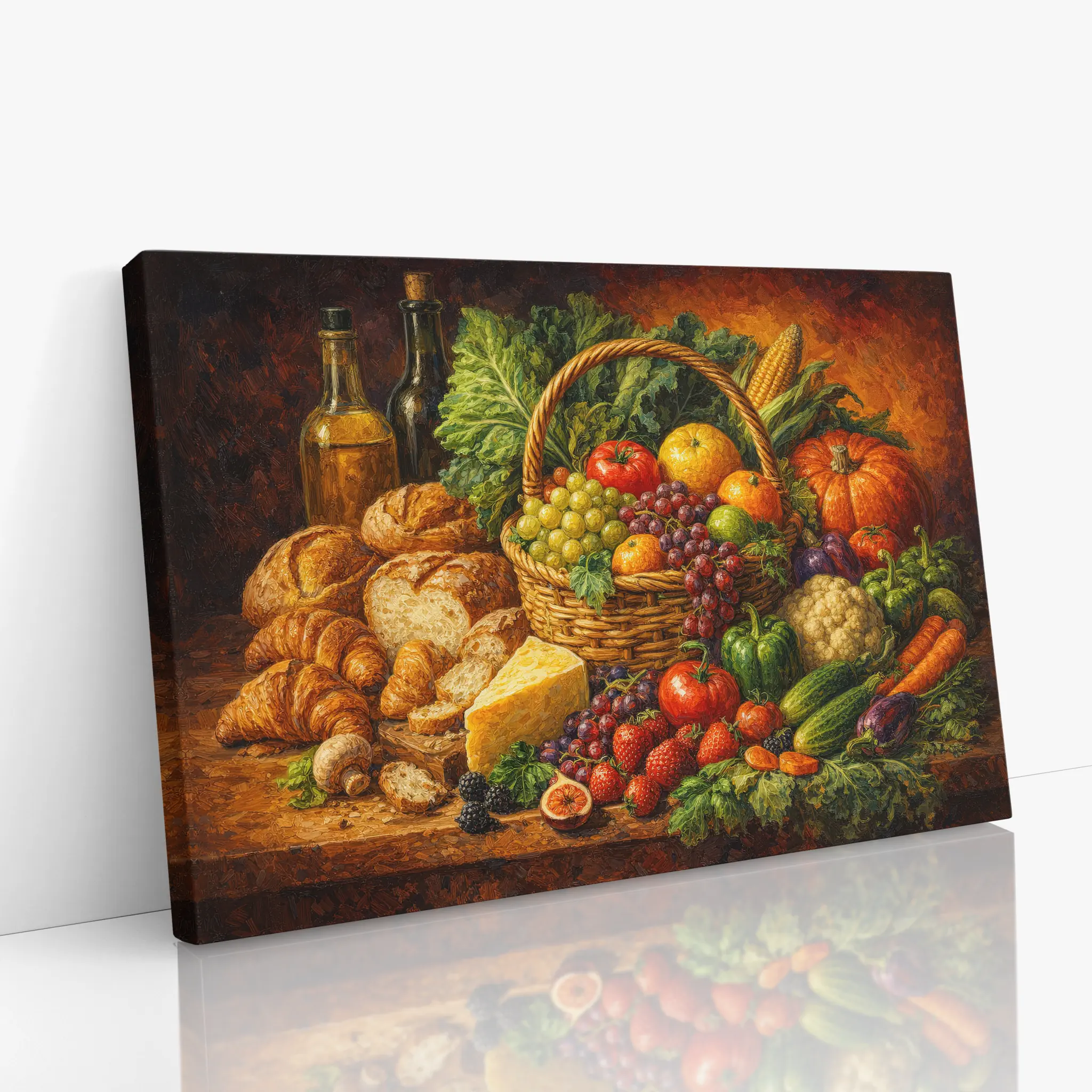 Harvest Basket Still Life Giclée Print 324005 Visual Wall Art AR3:2H Giclée Print